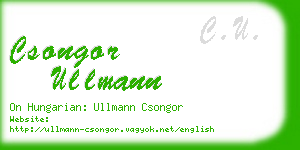 csongor ullmann business card